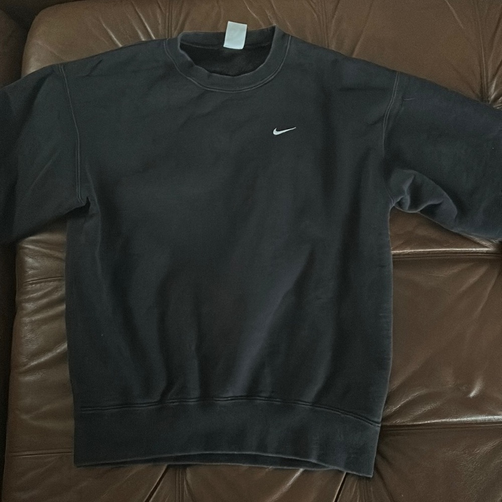 Black Nike Crewneck Sweatshirt Solo Swoosh